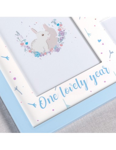 Photo Frame 12 Months Baby Blue