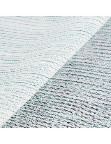 Turquoise Vertical Stripe Visor