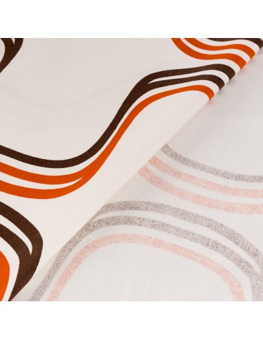 Onda Vertical Naranja y Chocolate