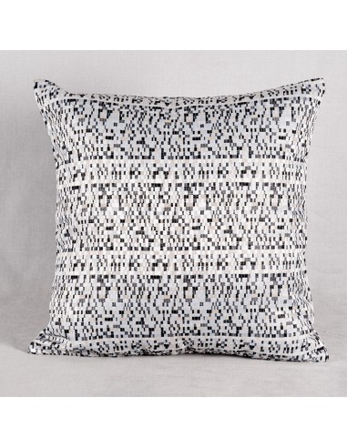 Jacquard Grey Cuadraditos Cushion Cover
