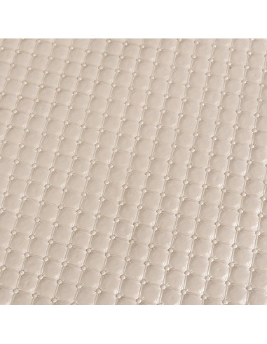 White Rhombus Leatherette