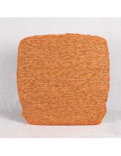 Orange seat cushion