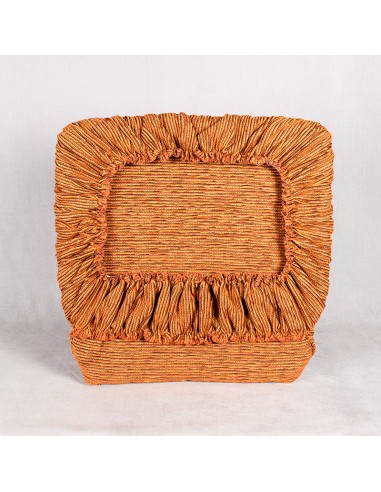 Orange seat cushion