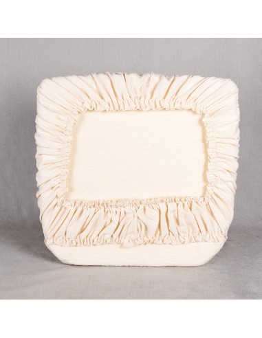 Cojín para asiento blanco roto