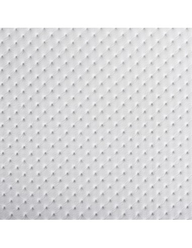 Leatherette Squares White