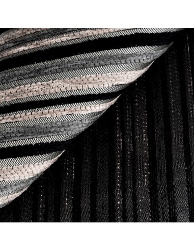 Black Stripes Chenille