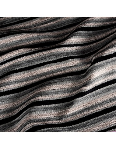 Black Stripes Chenille