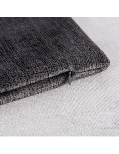 Funda de Cojín Gris Aterciopelado