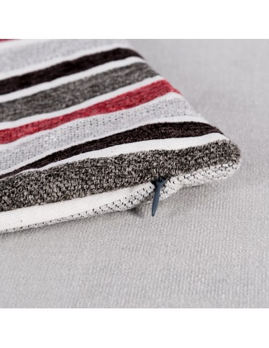 Red Striped Cushion Cover