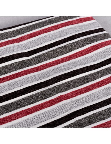 Red Striped Cushion Cover