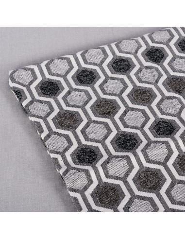 Grey Honeycomb Cushion Cover