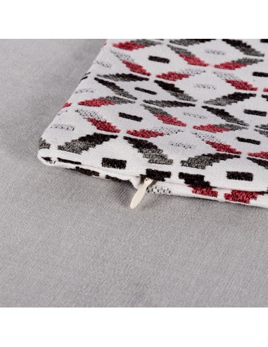 Funda de Cojín Estampado Rojo