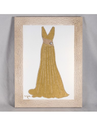 Cuadro Madera Vestido
