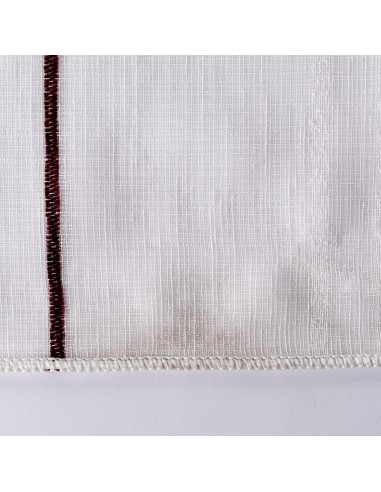 Visillo Raya Burdeos