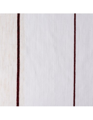 Visillo Raya Burdeos