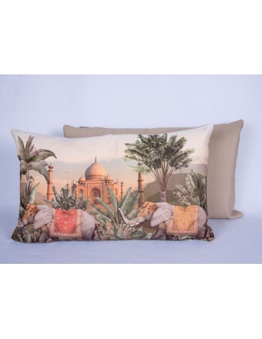 RECTANGULAR INDIAN ELEPHANT CUSHION...