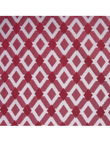 ROMBO  ROJO JACQUARD