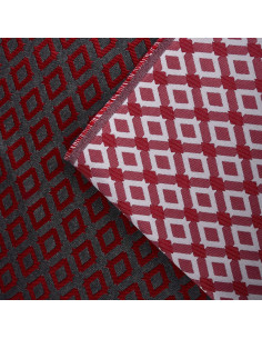 ROMBO  ROJO JACQUARD 2