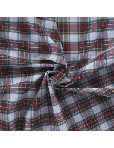 CUADRO ESCOCÉS BLANCO