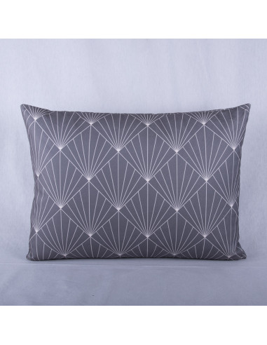 FUNDA RECTANGULAR TERCIOPELO 40X60 GRIS